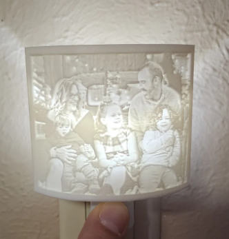 Custom Lithophane Night Light